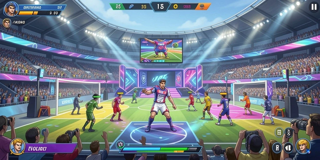Tampilan permainan slot yang menarik dan penuh warna.