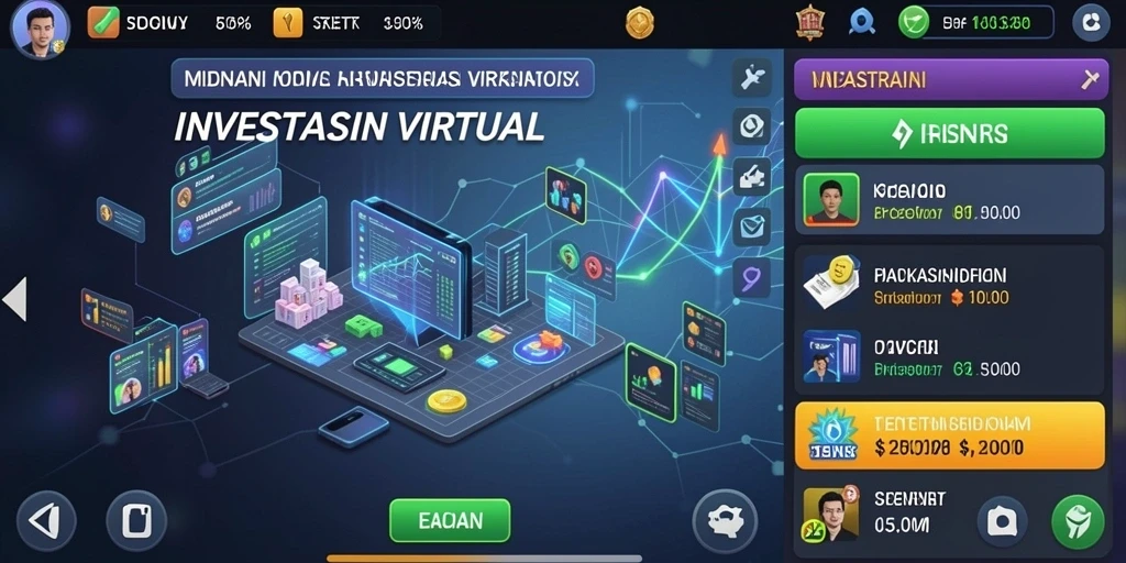 Tampilan permainan slot yang menarik dan modern.