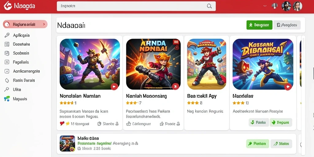 Screenshot menunjukkan permainan penuh aksi yang mendebarkan.