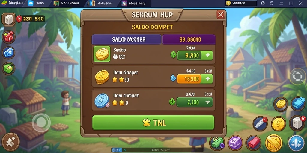 Tampilan mesin slot yang menarik dan modern.