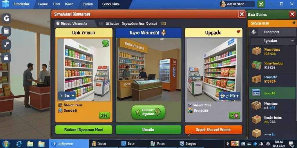 Screenshot menunjukkan antarmuka permainan slot yang menarik.